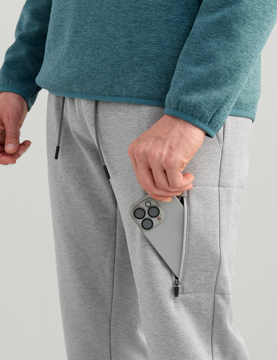 Heather Coldfront+ Jogger Sweatpants Mens Lightweight Warm Pants