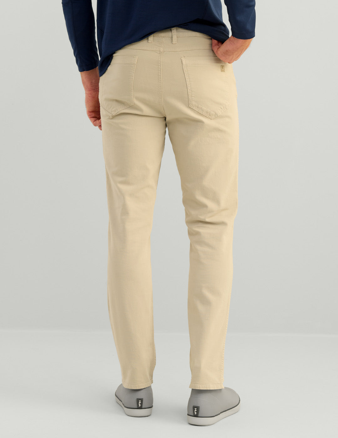Khaki Lightweight Stretch Cotton Canvas Pants