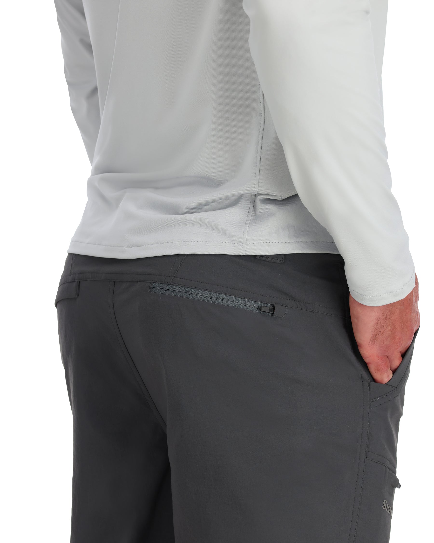 Mens Fishing Trail Pants with Sun Protection - Nylon-Spandex Blend