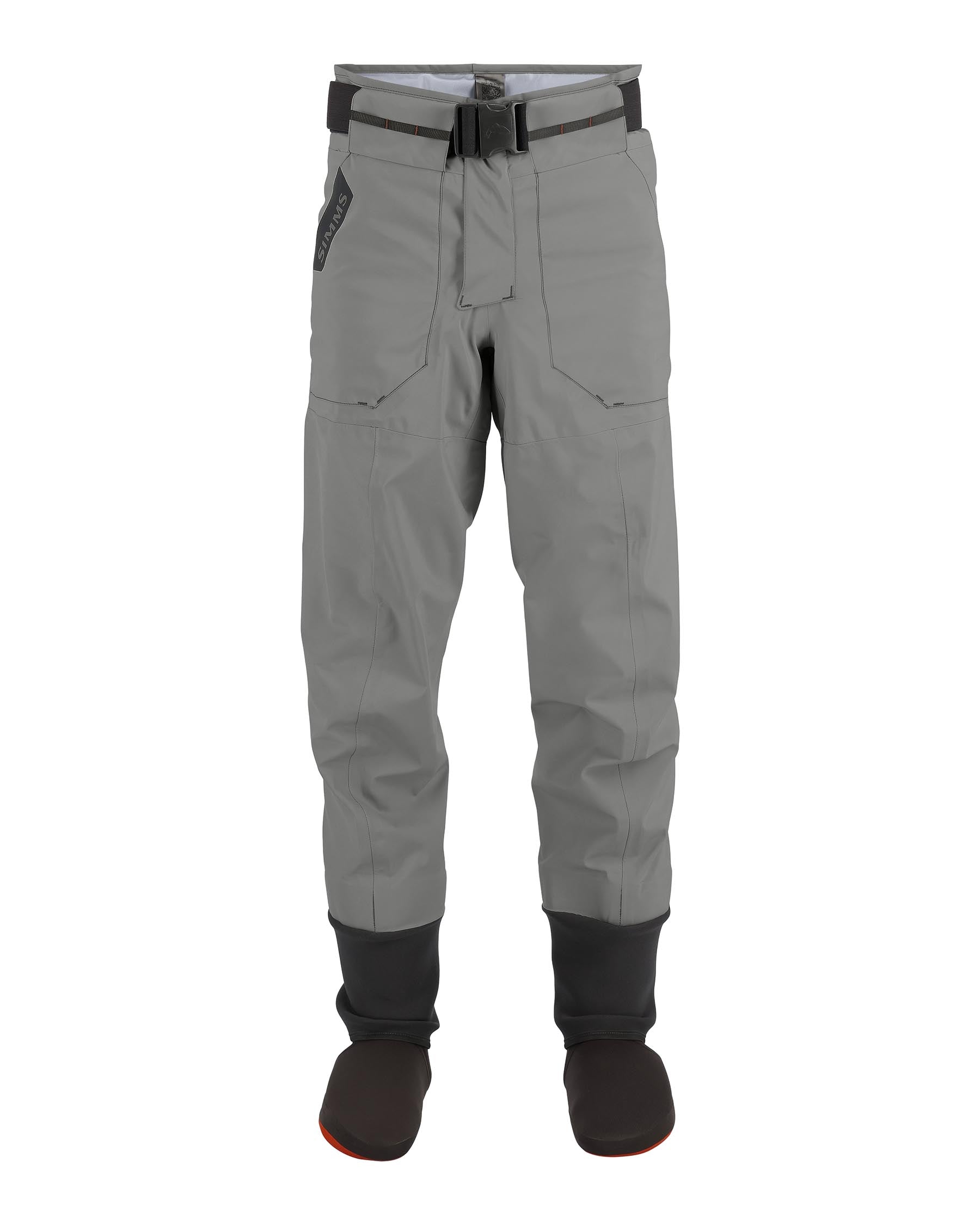 Durable Smoke Wading Pants for Men - Toray QuadraLam Fabric