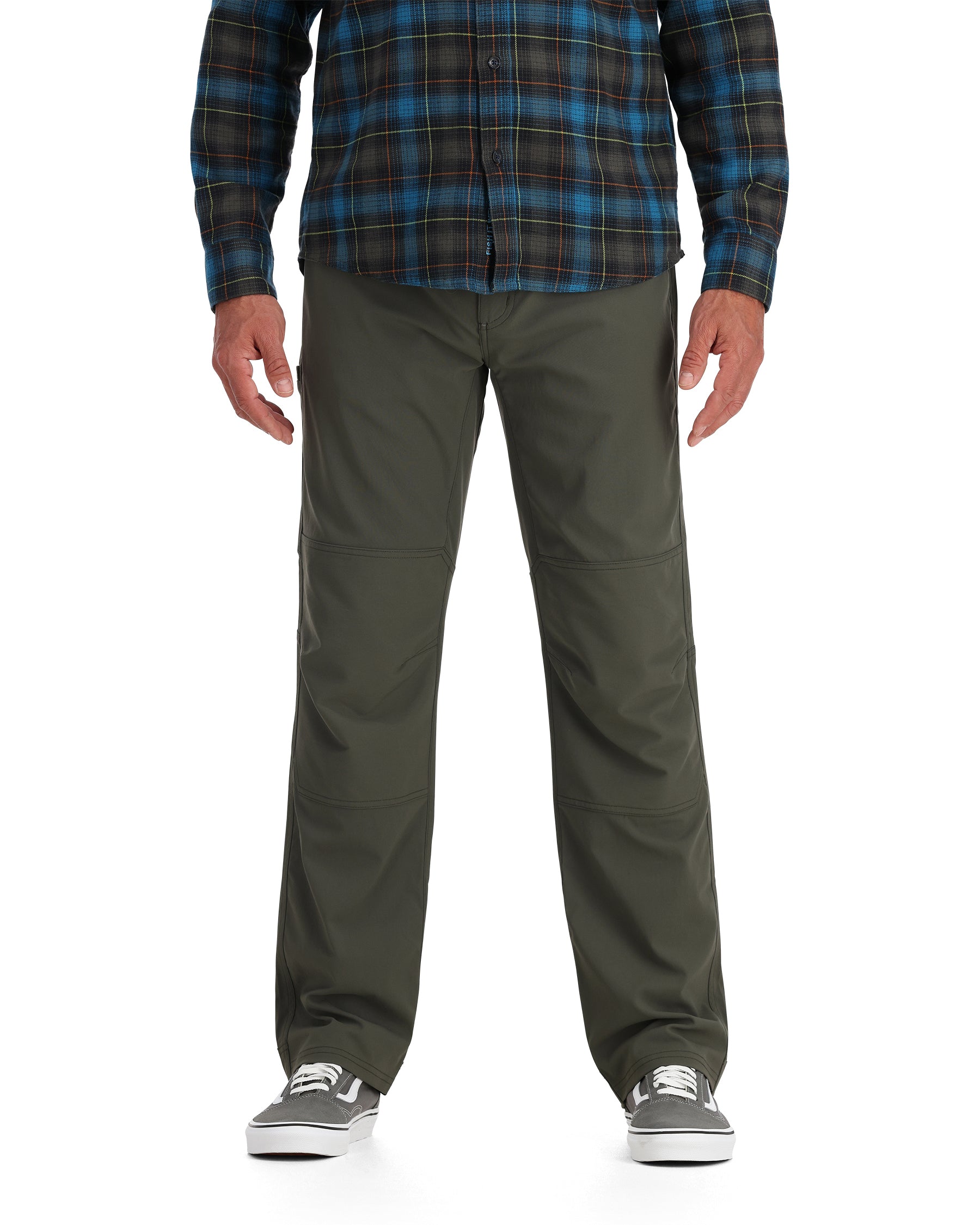 Mens Stretch Woven Fishing Pants with DWR Finish