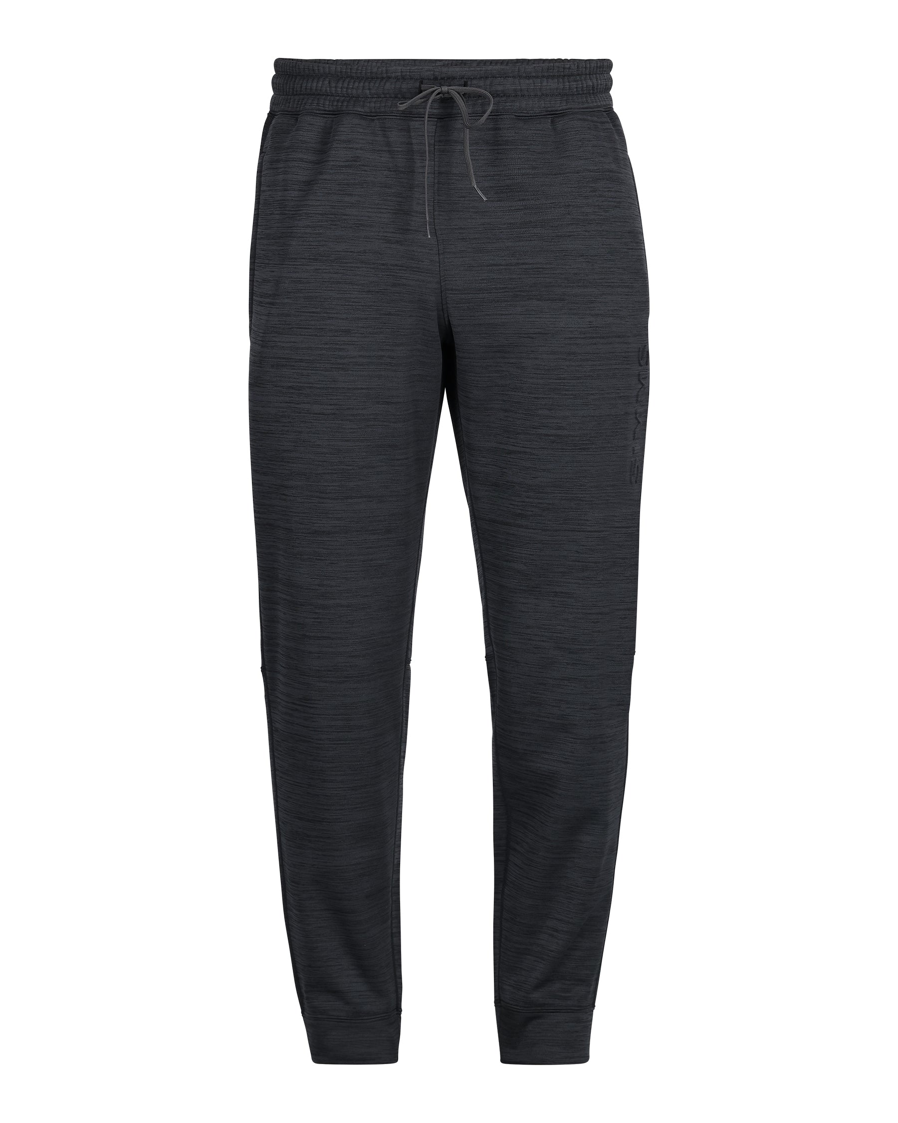 Mens Black Polyester Challenger Sweatpants