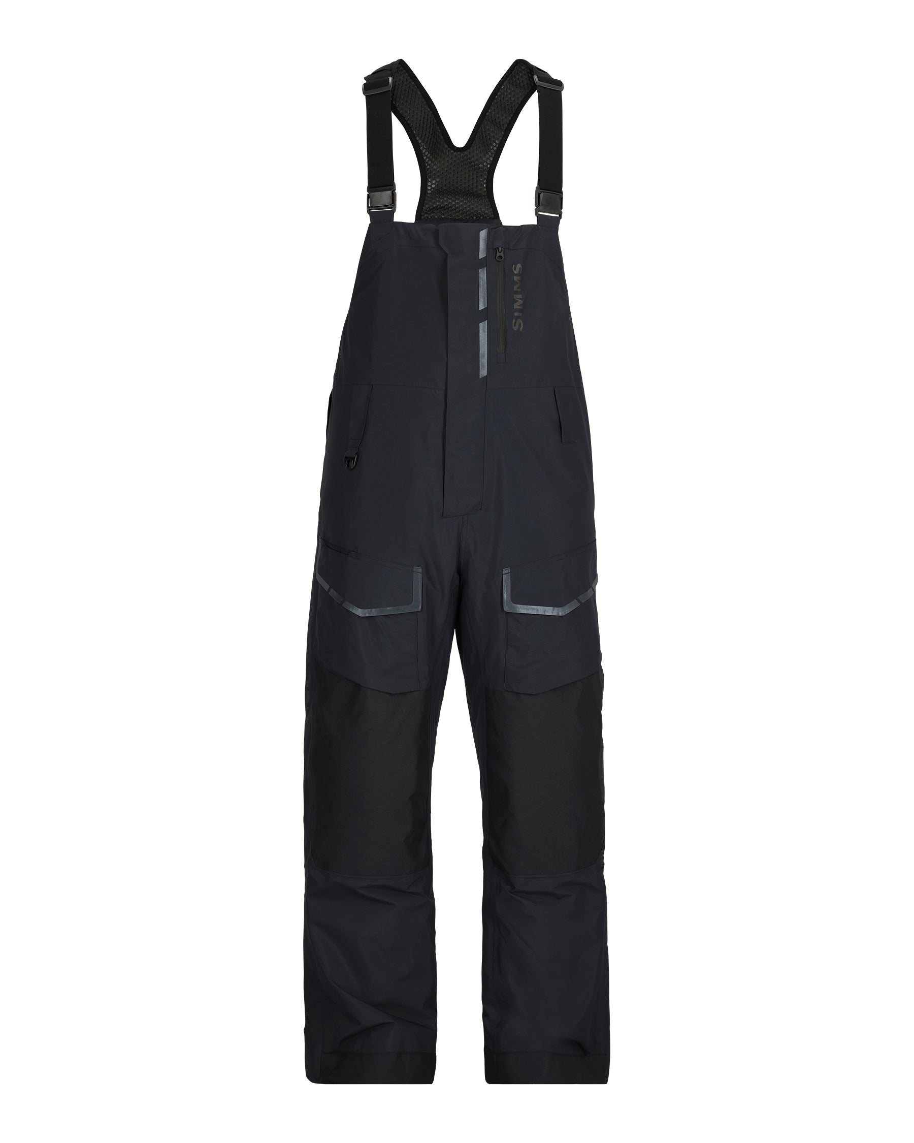 Black Insulated Waterproof Bib Pants with PrimaLoft® Rise Insulation