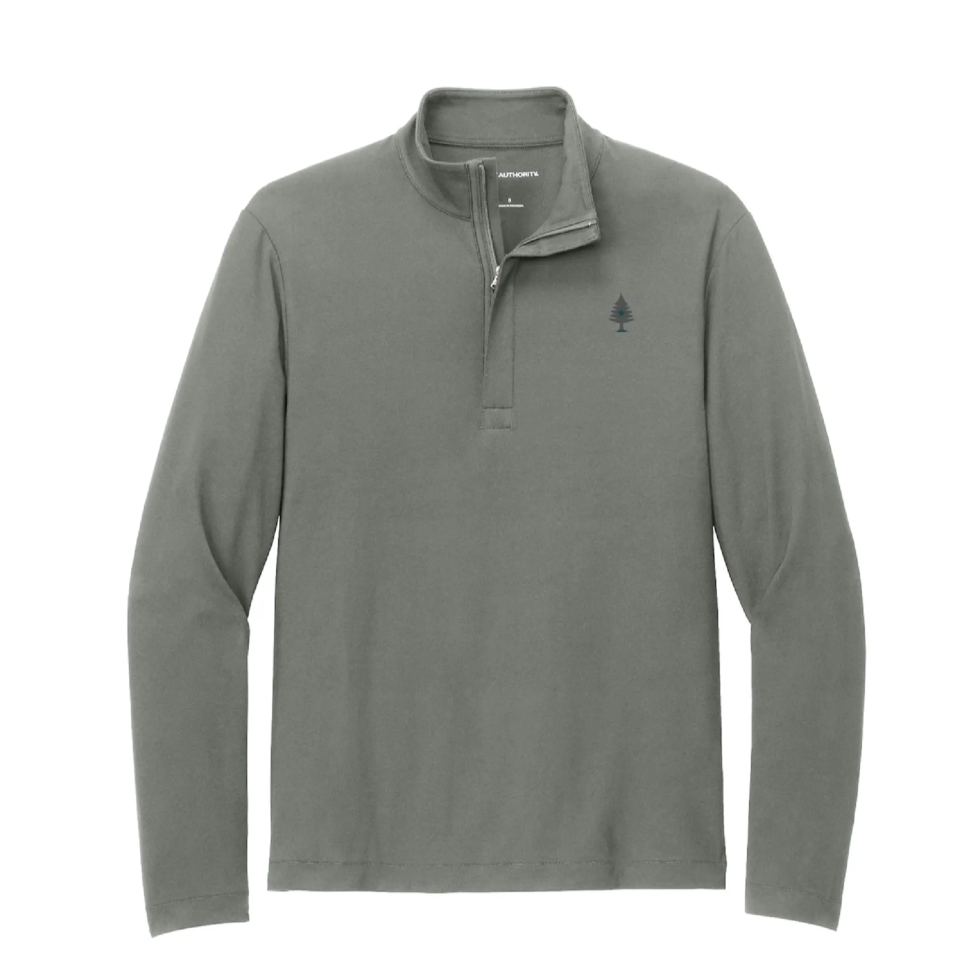 Gray Stretch 1/4 Zip Pullover - Comfort & Style Combo for Casual Wear