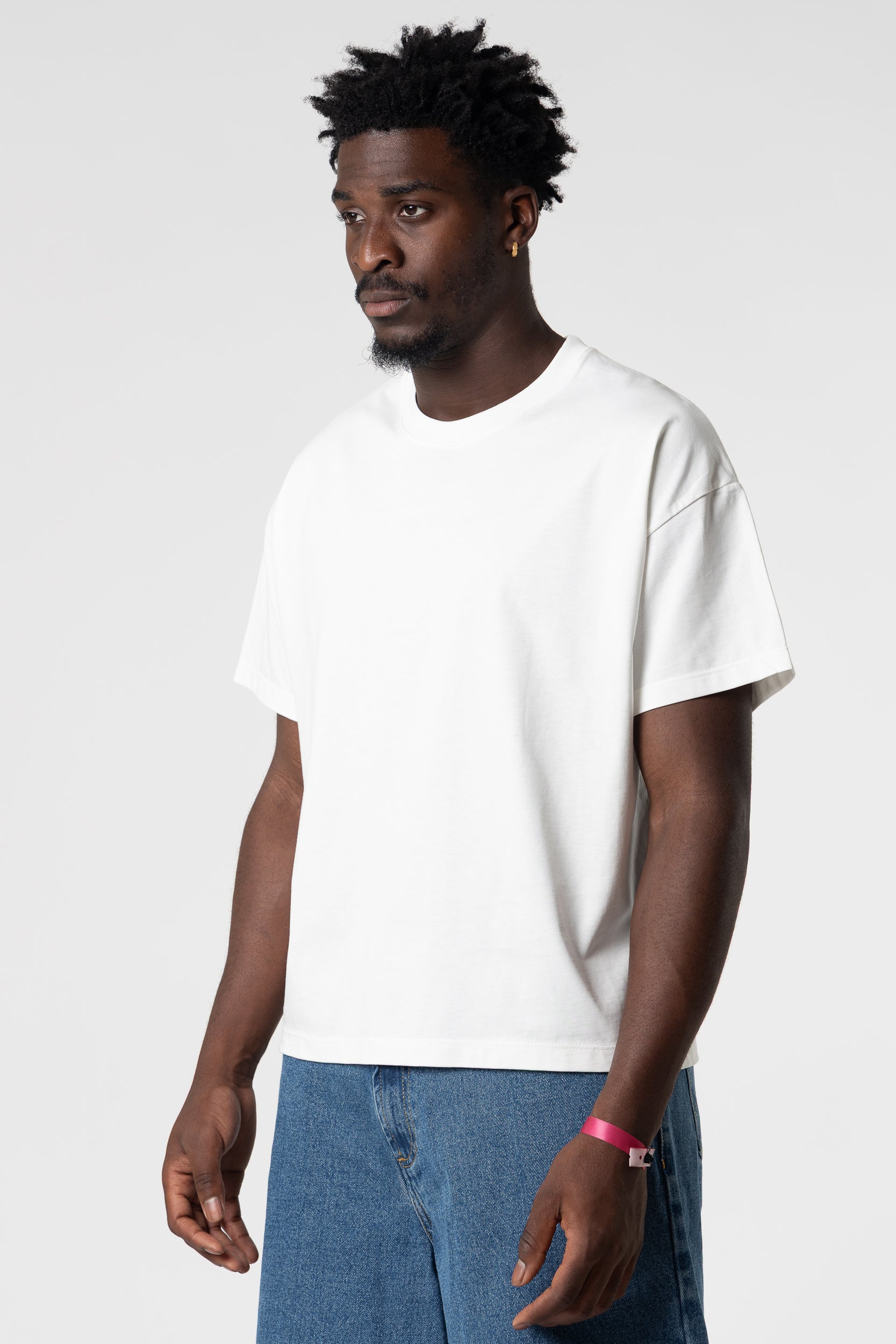 Dark Grey Cotton Boxy Fit T-Shirt 190GSM