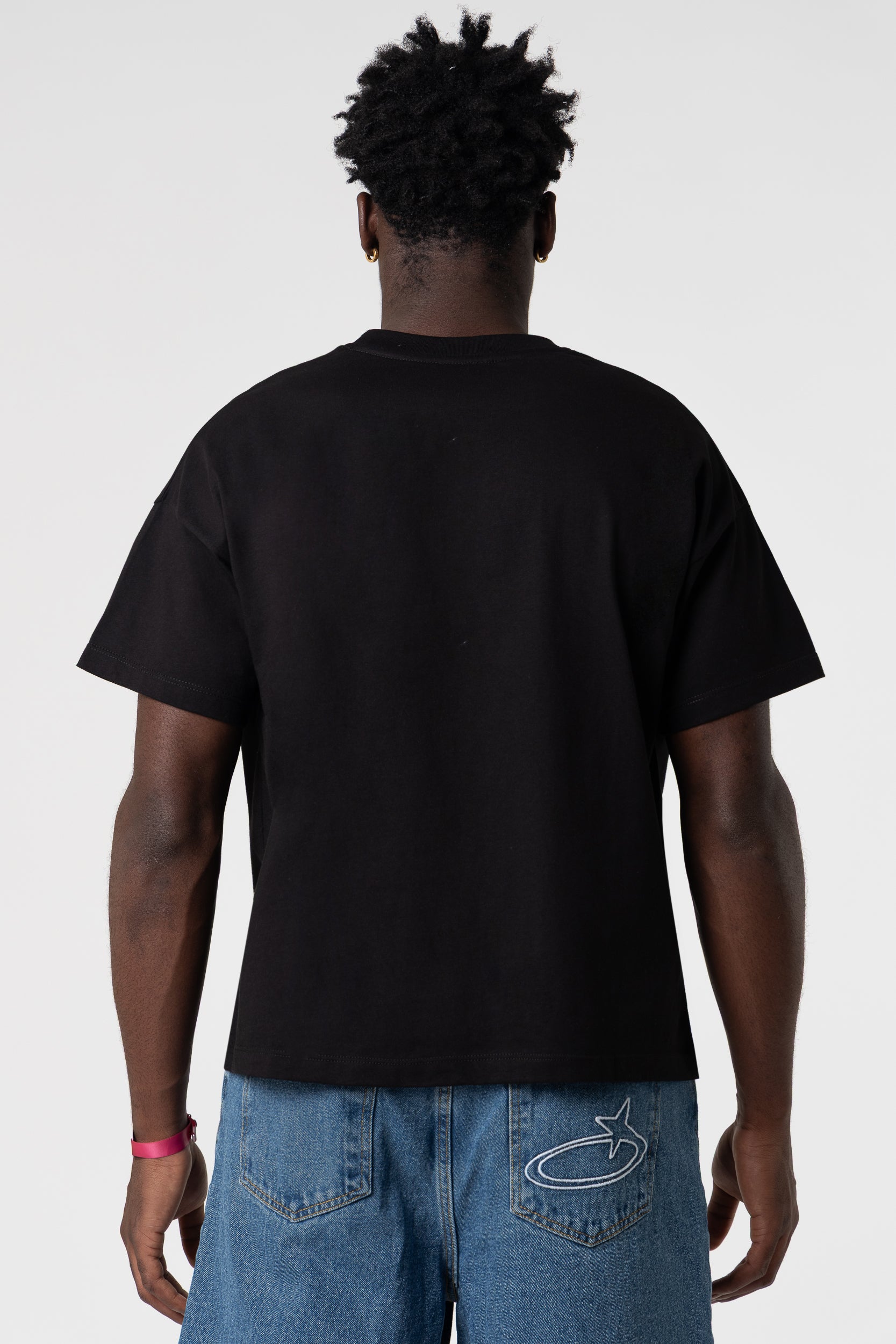 Dark Grey Cotton Boxy Fit T-Shirt 190GSM