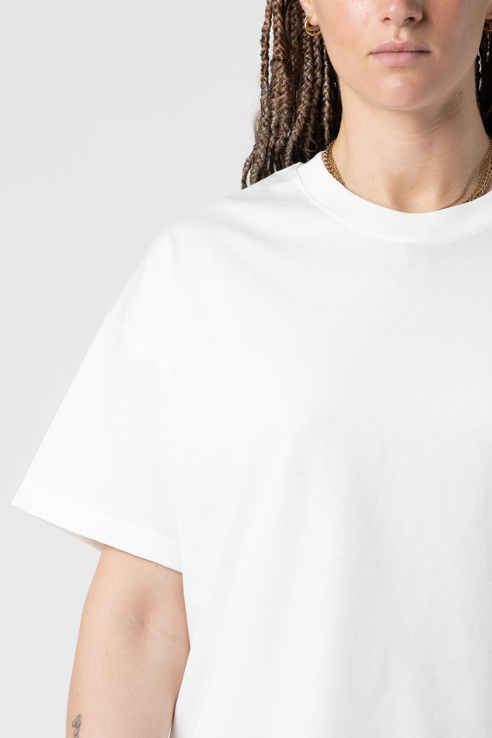 Dark Grey Cotton Boxy Fit T-Shirt 190GSM