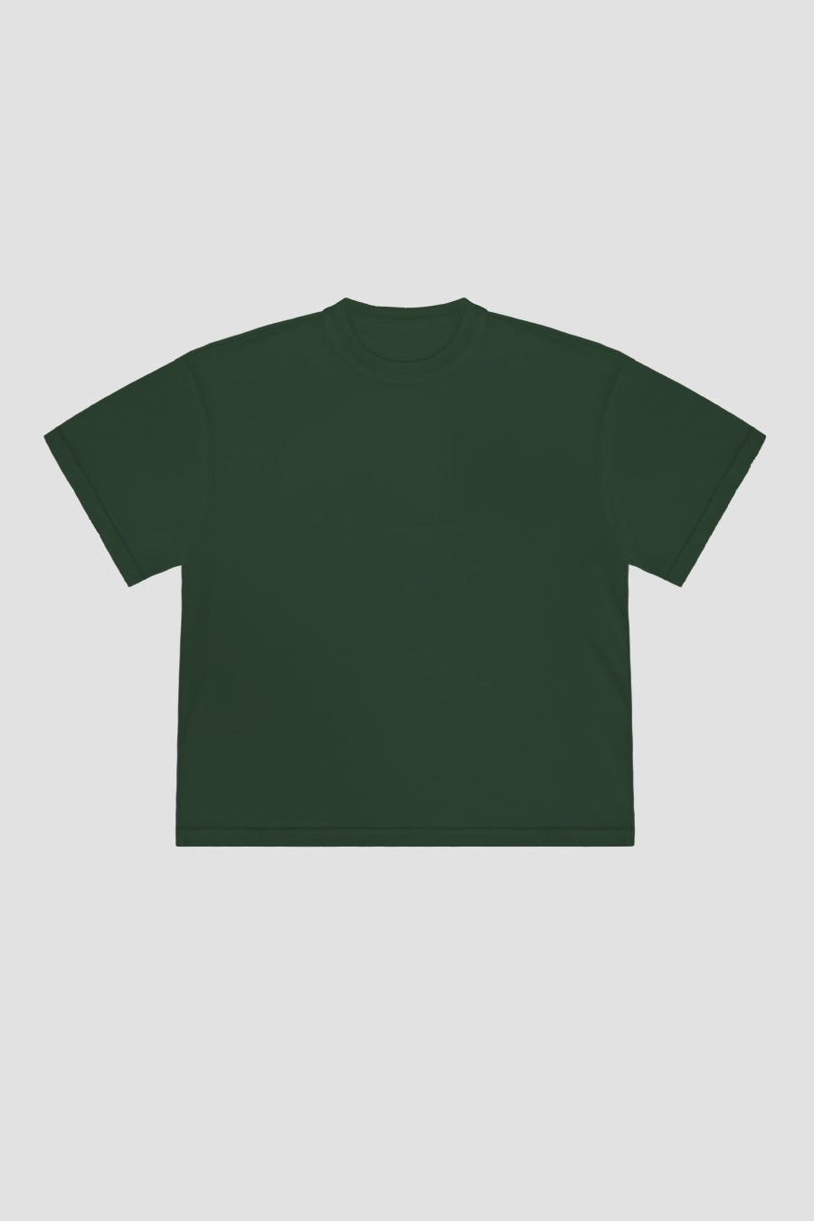 Forest Green 190GSM Cotton Boxy Fit T-Shirt for Men and Women