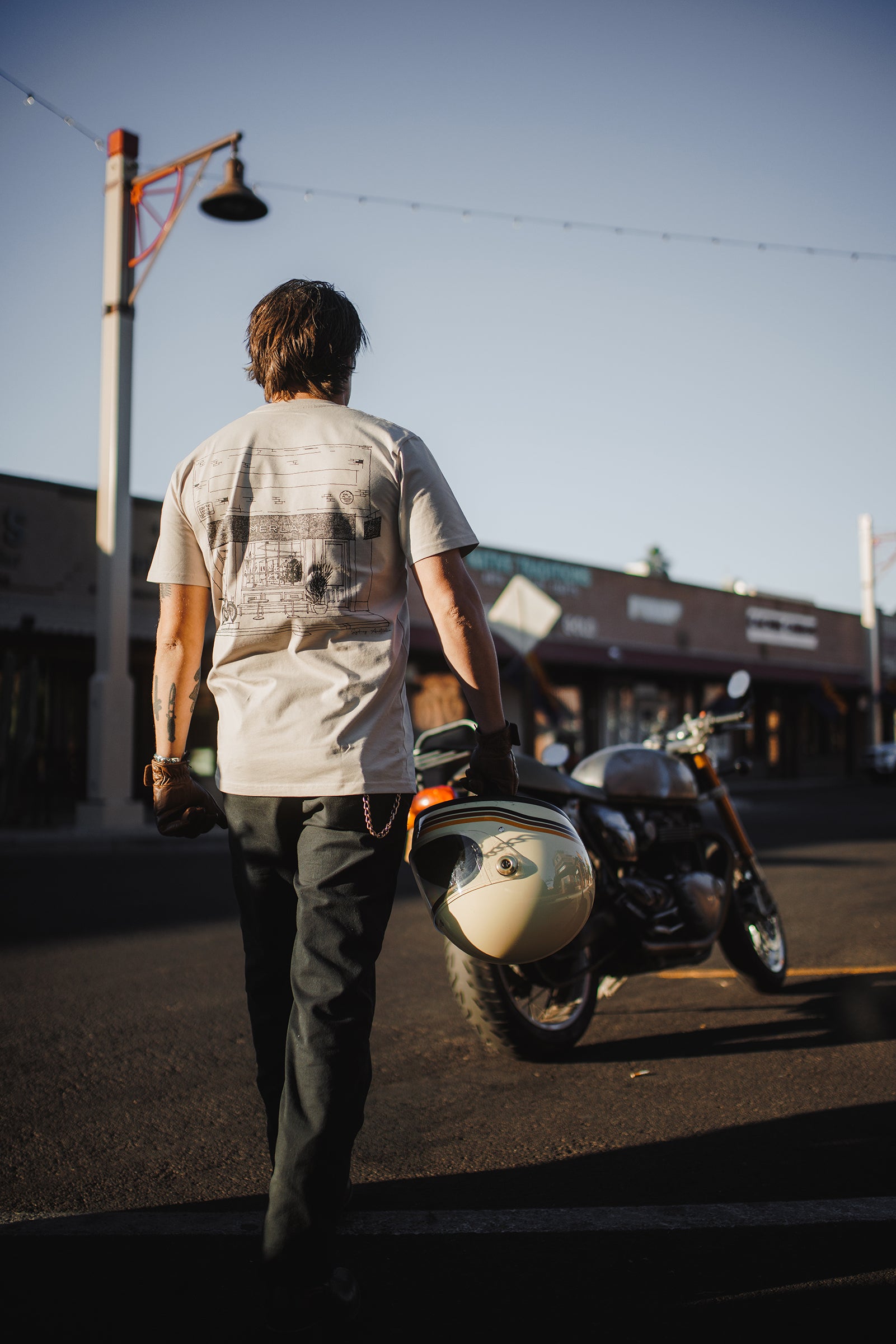 Sydney Adventure Off White Tee | Combed Cotton T-shirt