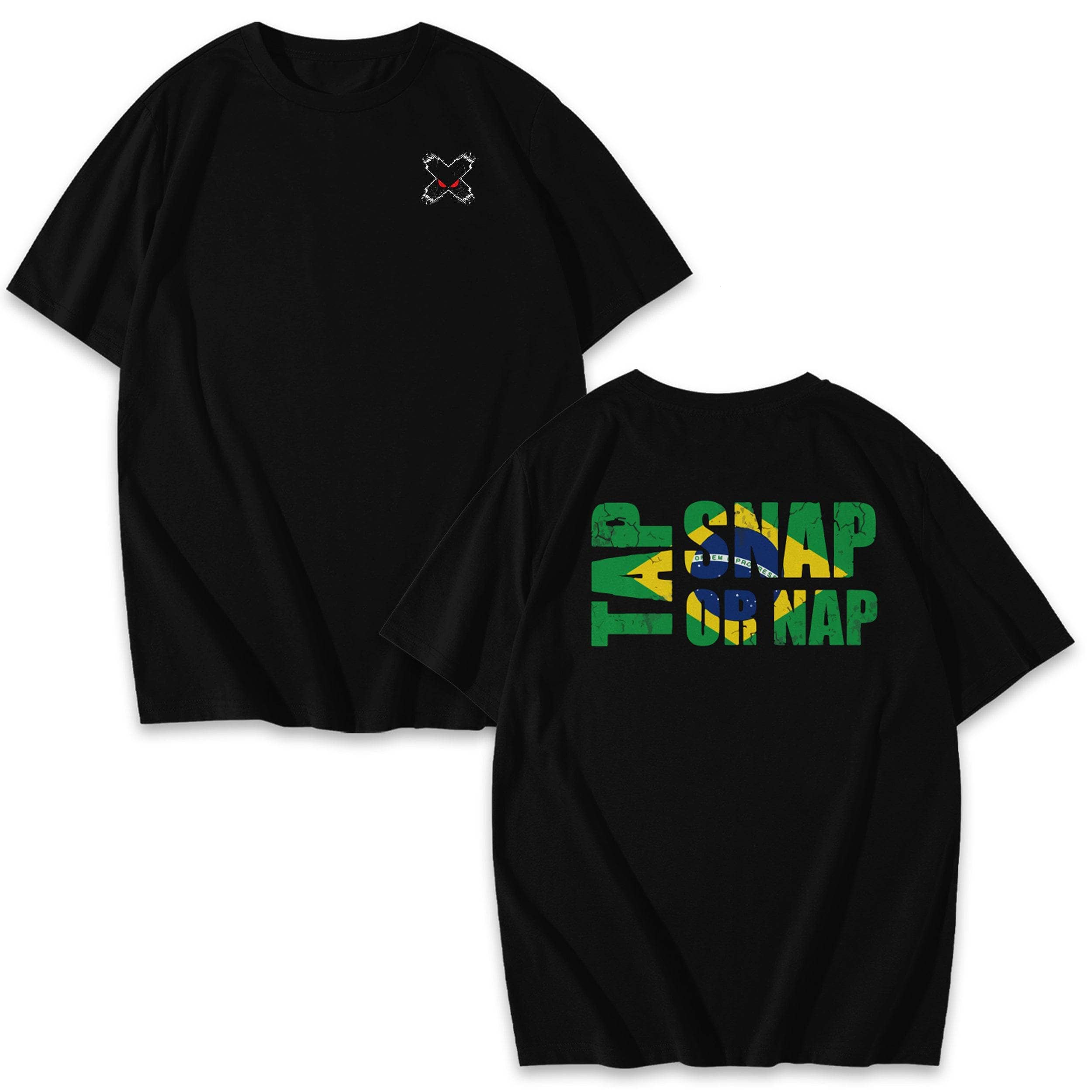 Jiu Jitsu T-Shirt withTap Snap NapDetail