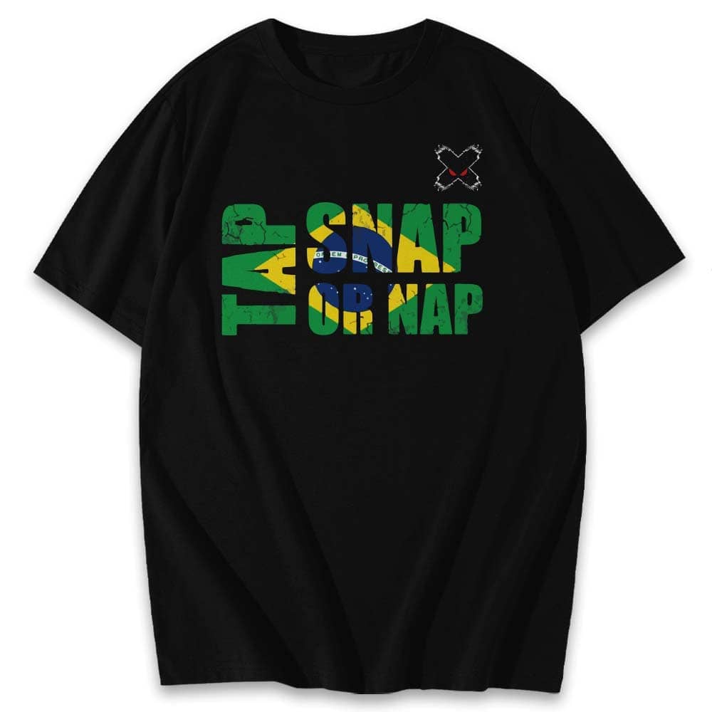 Jiu Jitsu T-Shirt withTap Snap NapDetail