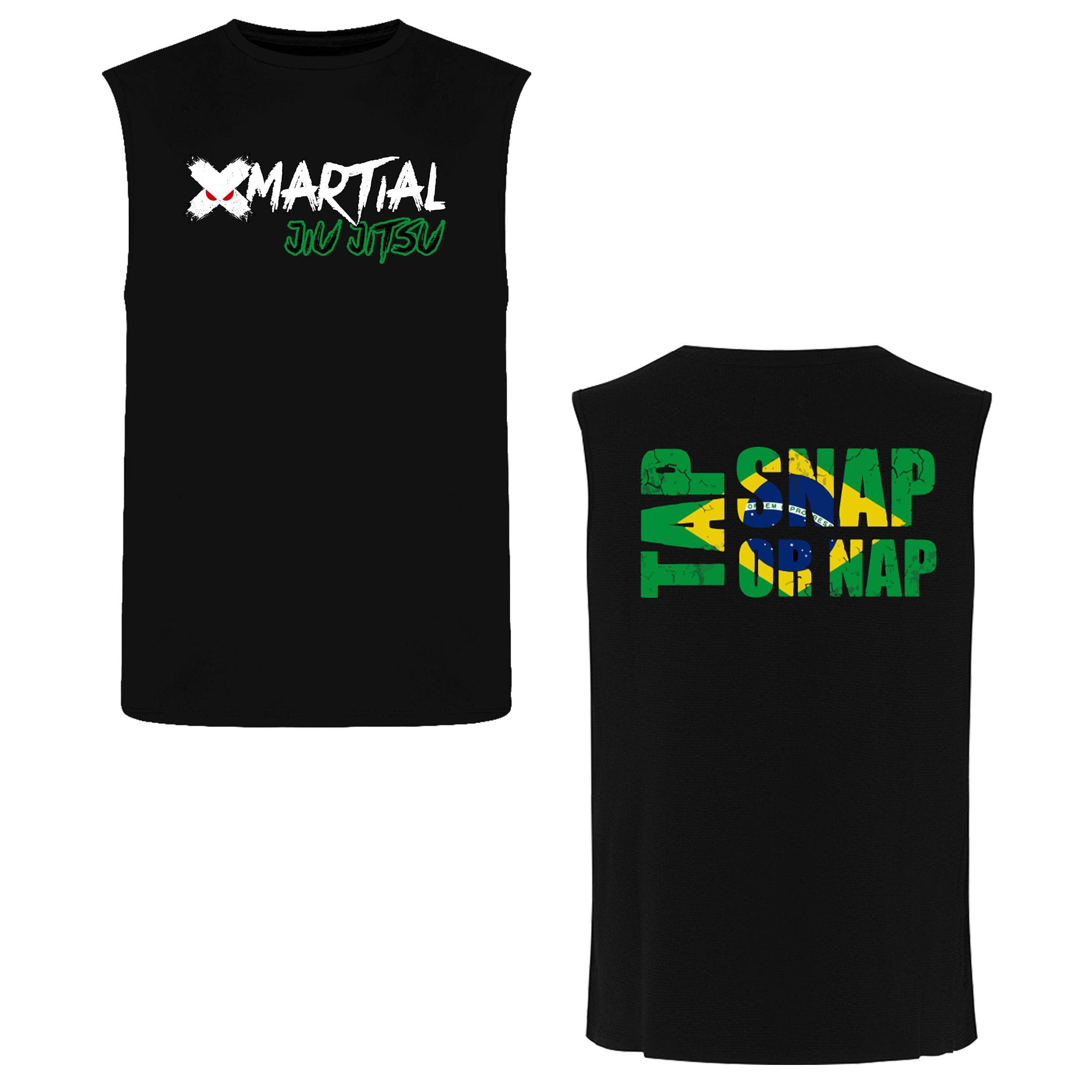 Jiu Jitsu T-Shirt withTap Snap NapDetail