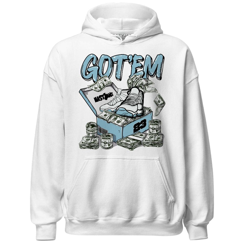 Legend Blue 11s NastyJamz Hoodie Match Dollar Sneaker Box