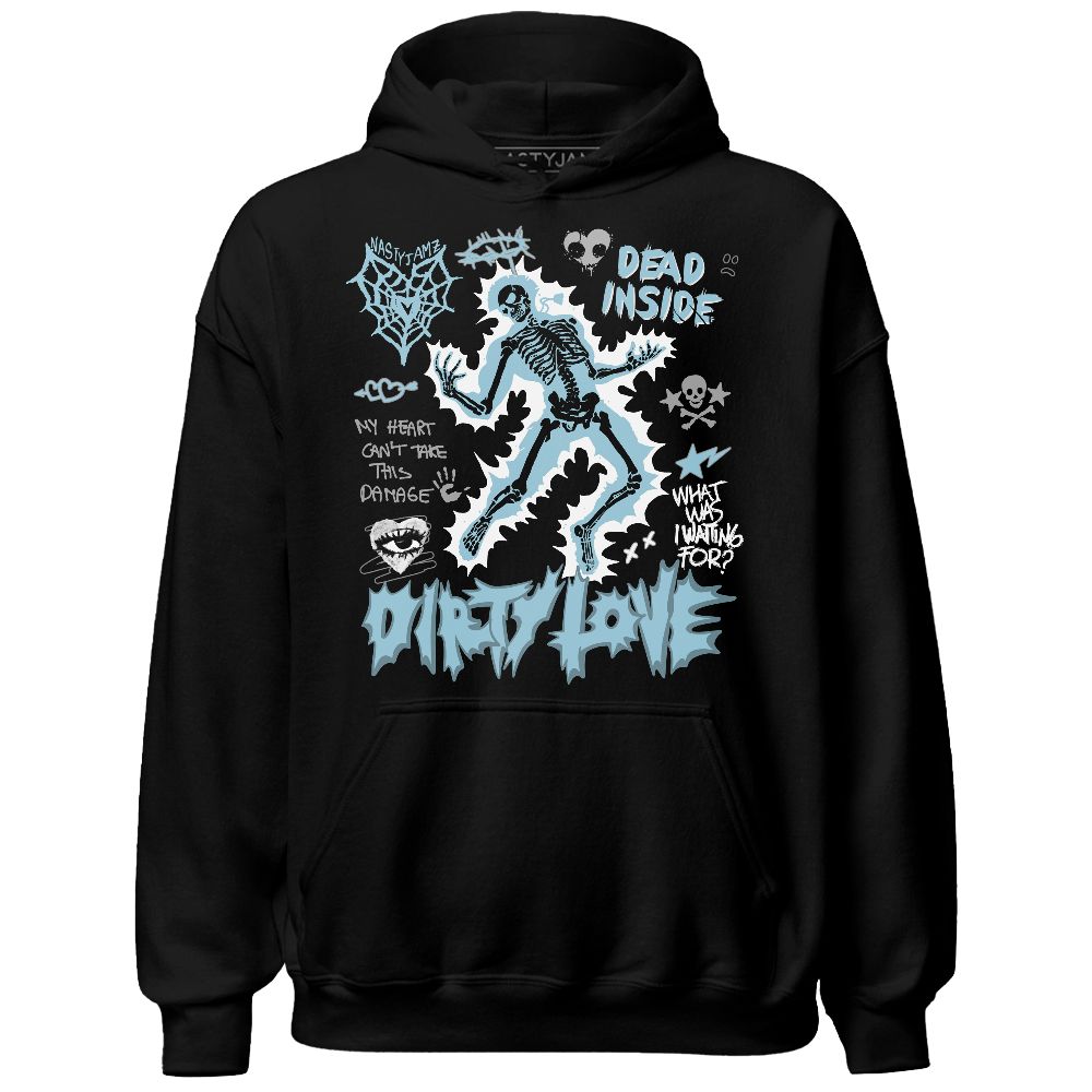 Legend Blue 11s NastyJamz Hoodie Match Dirty Love Skull