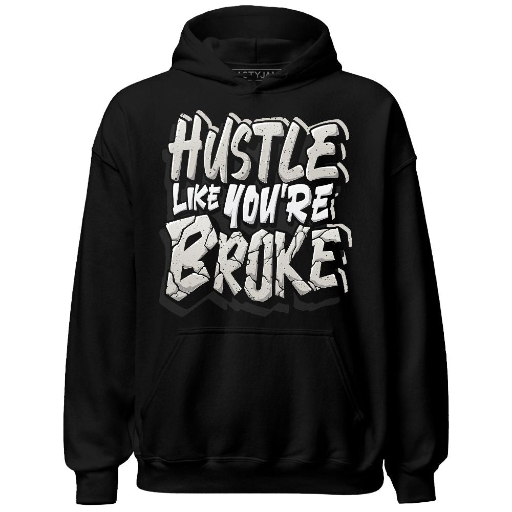 Reverse Metallic 5s NastyJamz Hoodie Match Hustle Like Broke