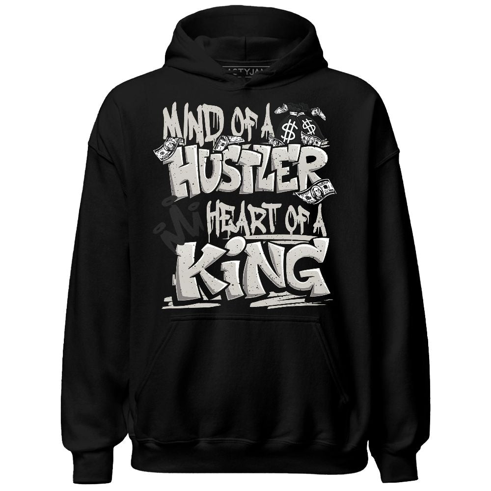 Reverse Metallic 5s NastyJamz Hoodie Match Hustler Heart King