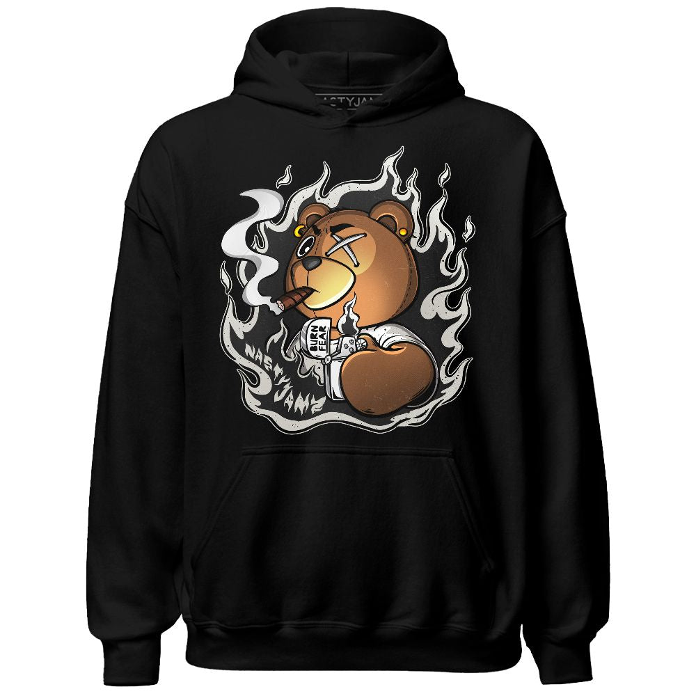 Reverse Metallic 5s NastyJamz Hoodie Match BER Burn Fear