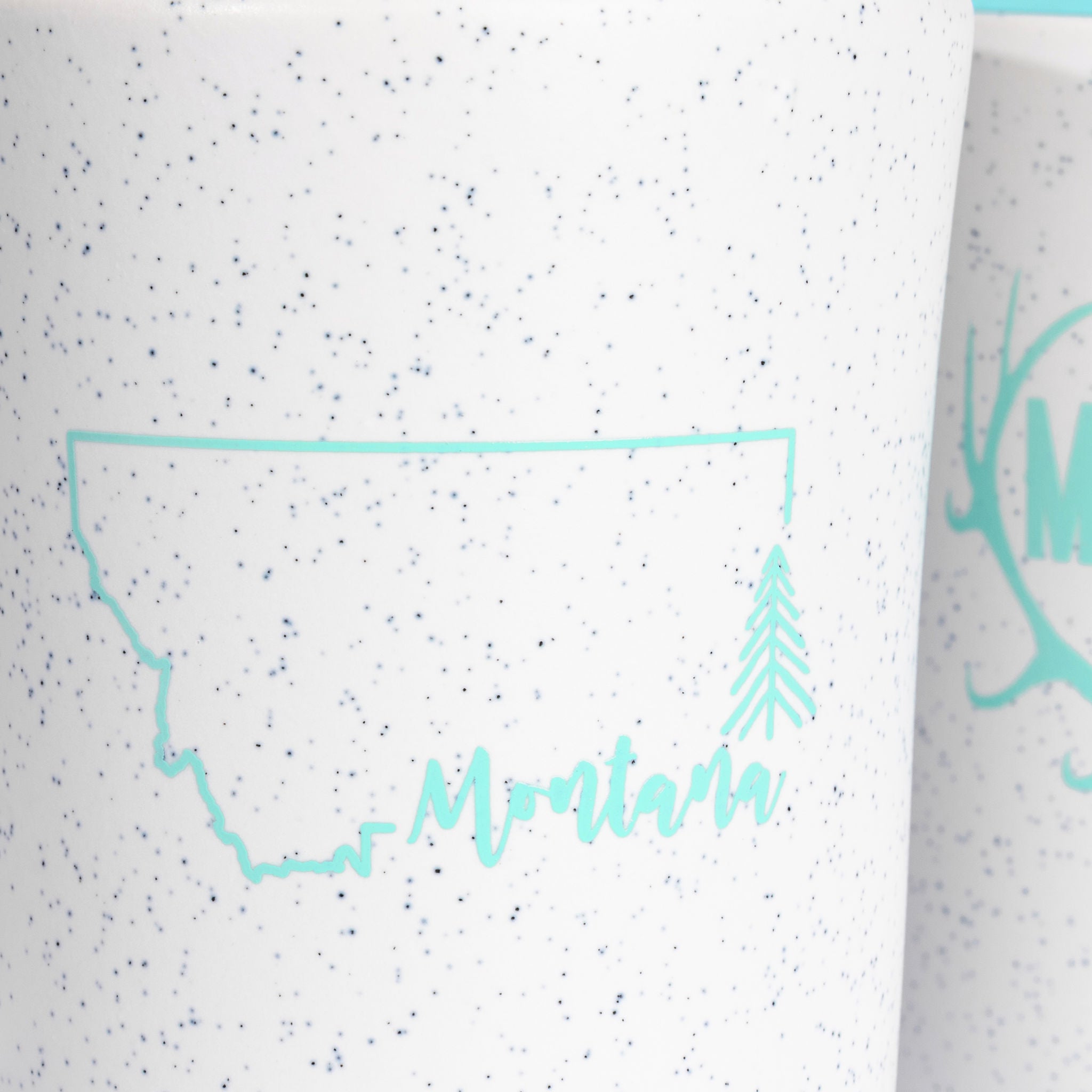 Montana Girl Speckle Mug in Teal