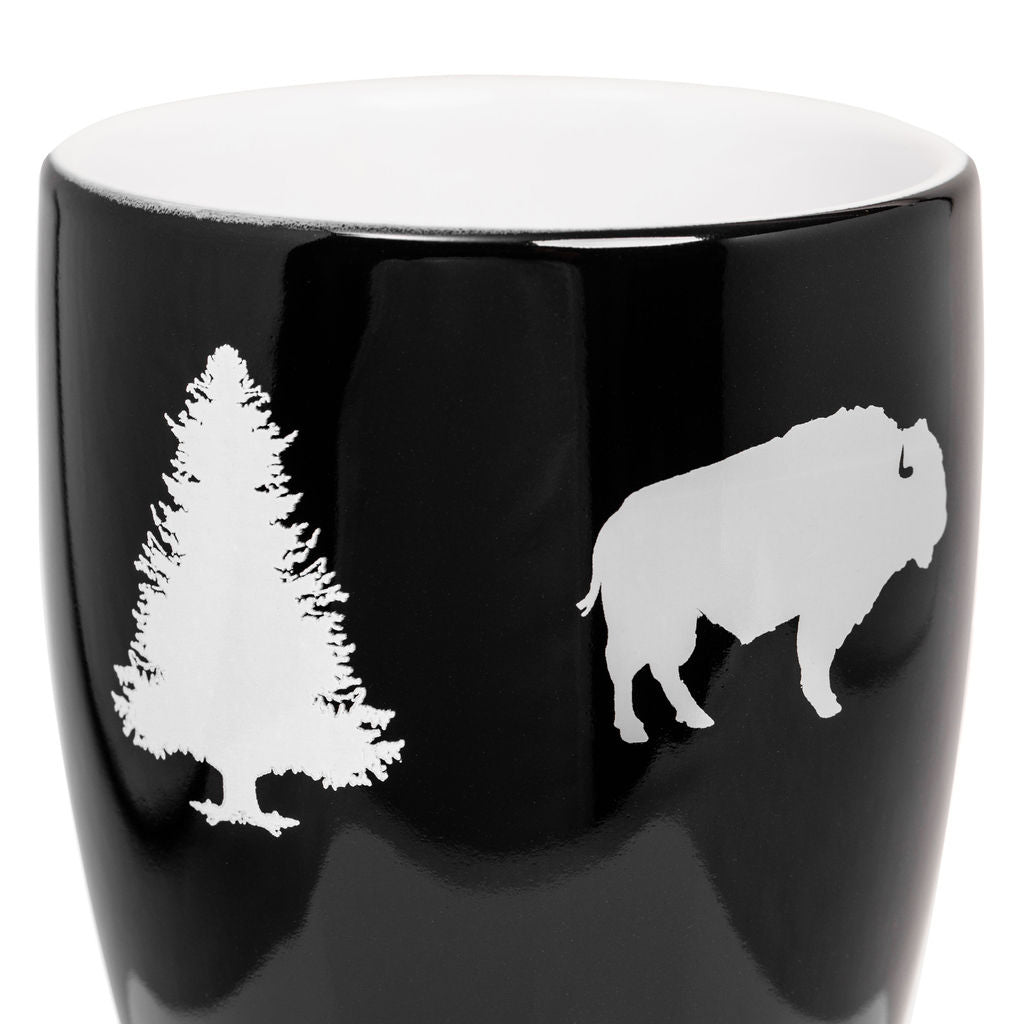 Out of Office Ceramic Pilsner in Black