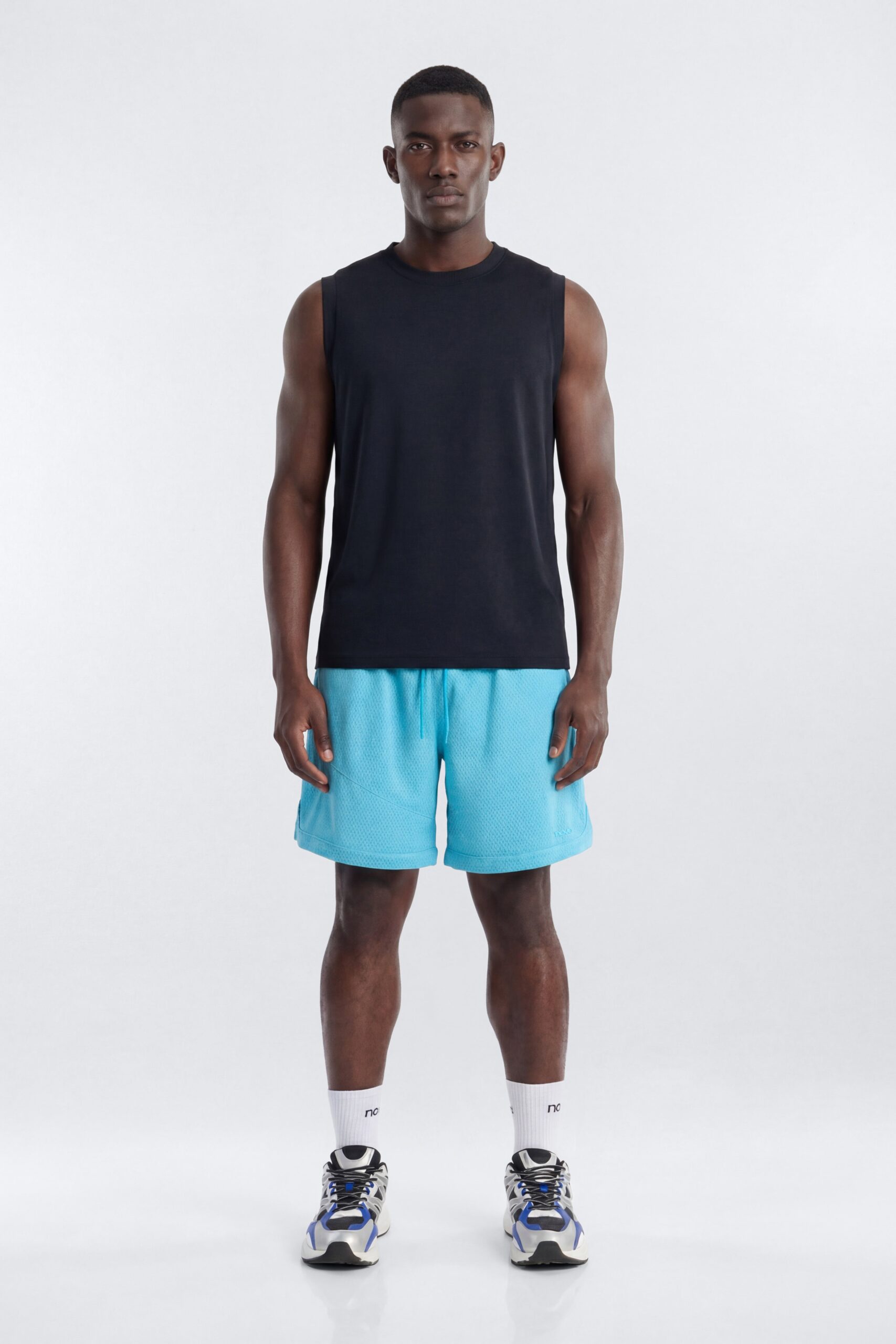 Athletic Mesh 7″ Basketball Shorts - Blue