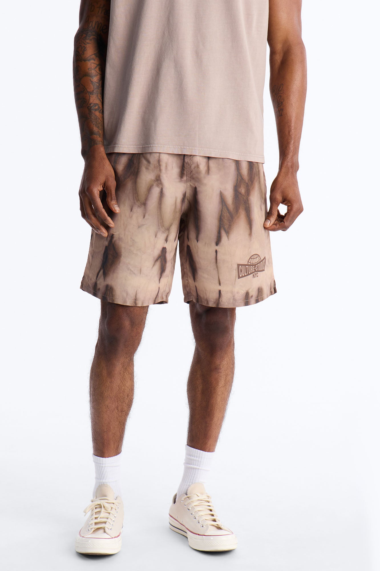 Relaxed Artificial View Short - Brown