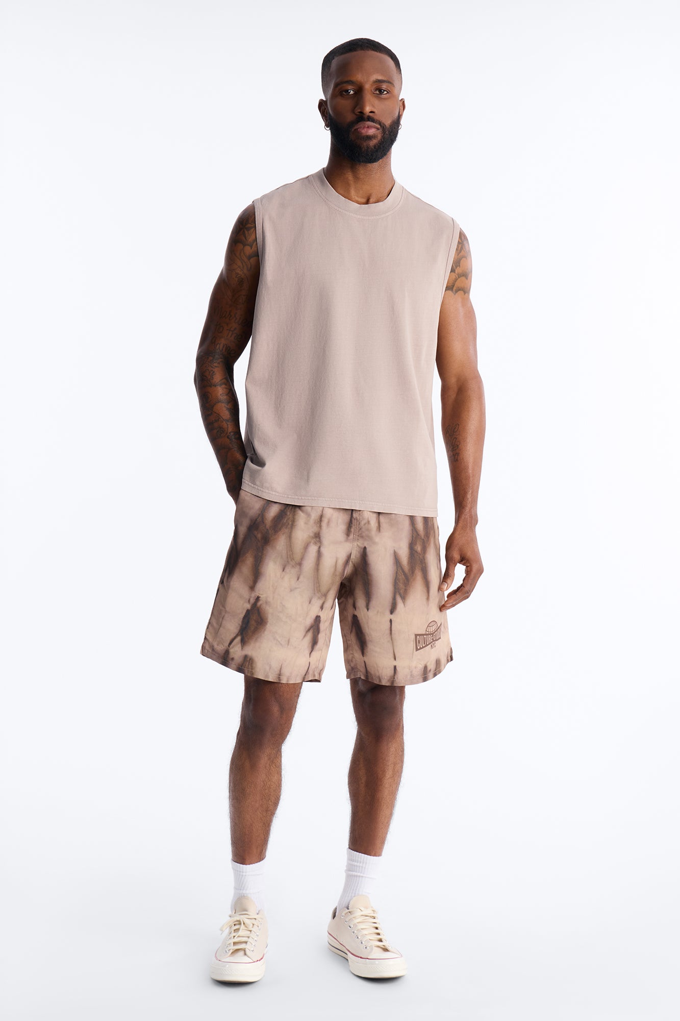 Relaxed Artificial View Short - Brown