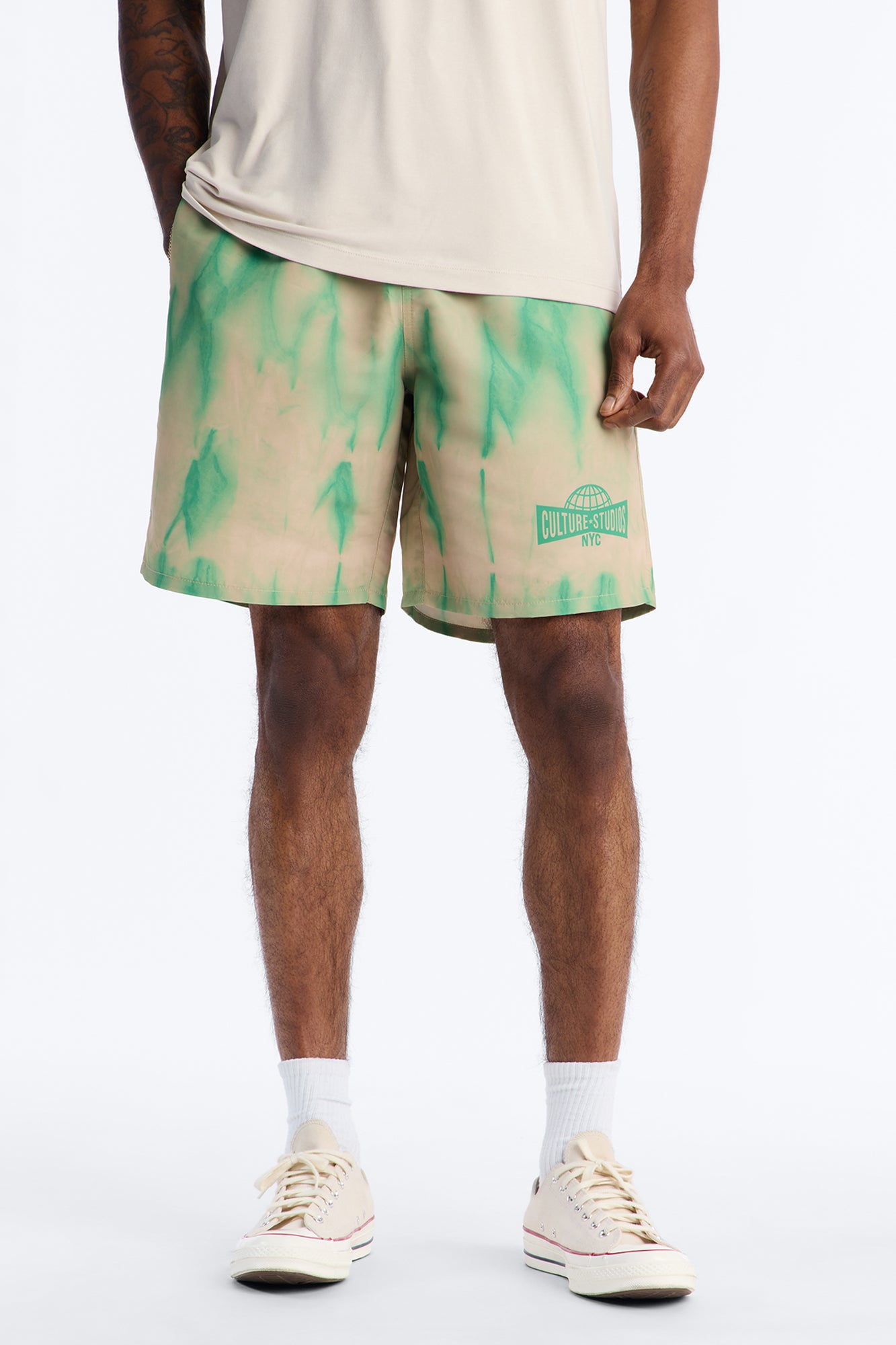 Relaxed Artificial View Short - Green