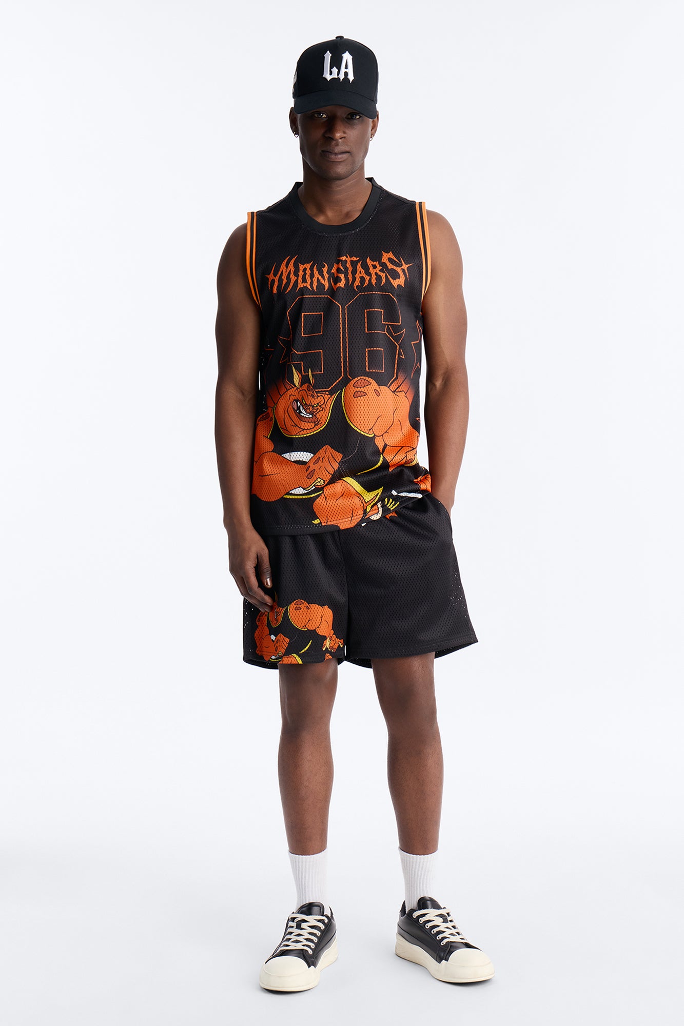 Space Jam Monstars Mayhem Jersey Short - Black
