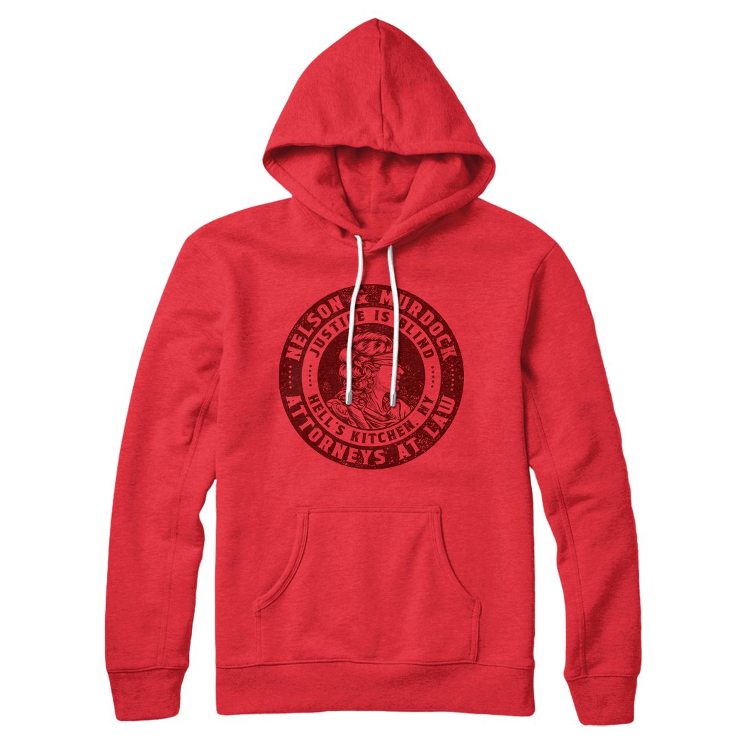 Nelson And Murdock Attorneys At Law Unisex Pullover Hoodie - Cotton Polyester Blend