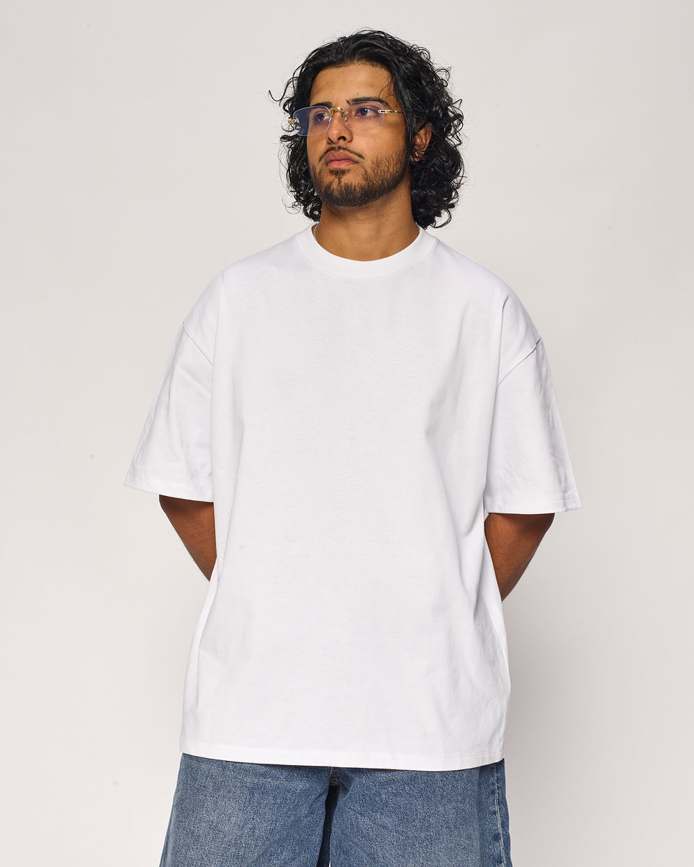 Oversized Tee 5 Pack Black White Unisex 100% Combed Cotton 275 GSM