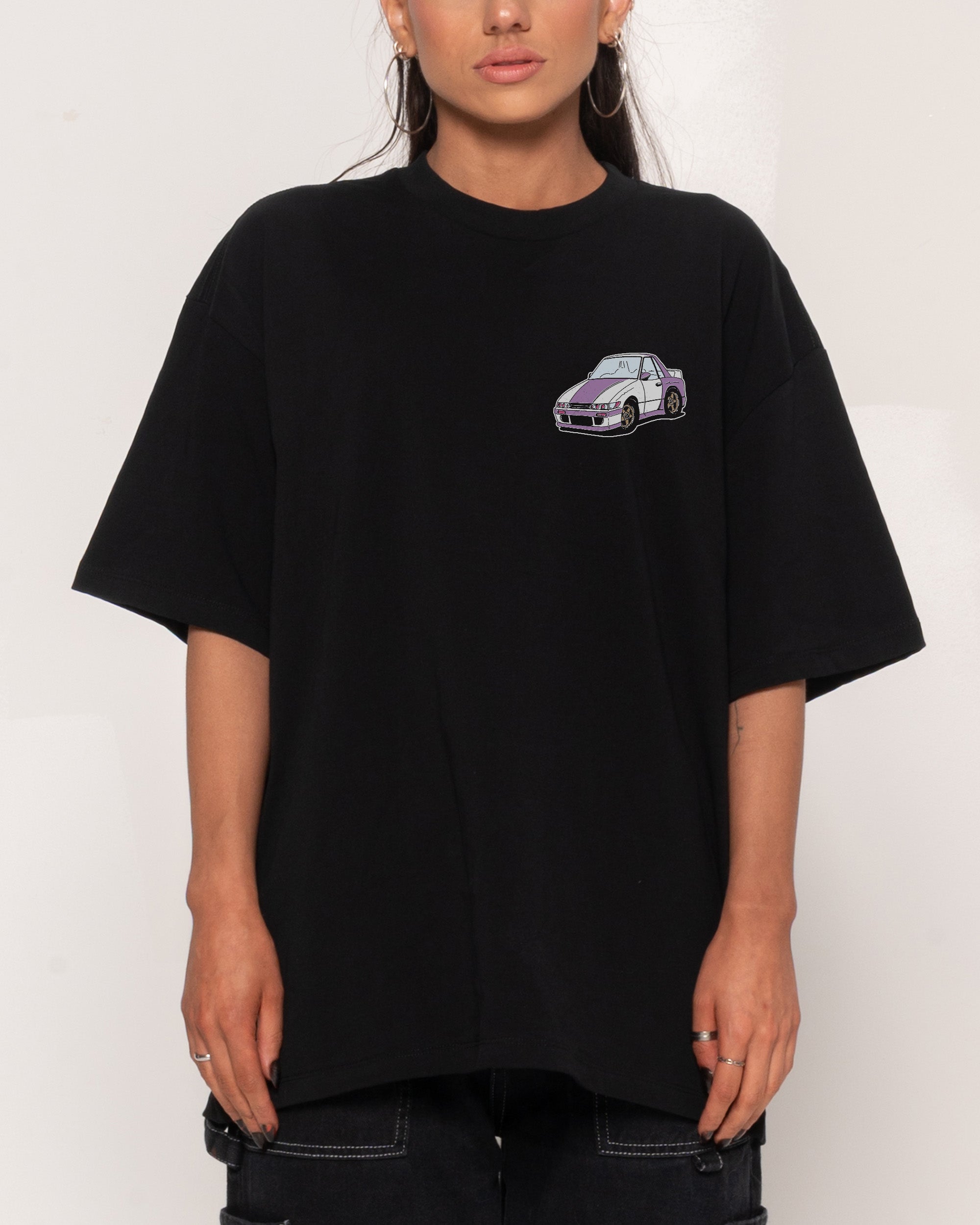 Street Team Oversized Graphic Tee Unisex 90s Boxy Fit 100% Combed Cotton